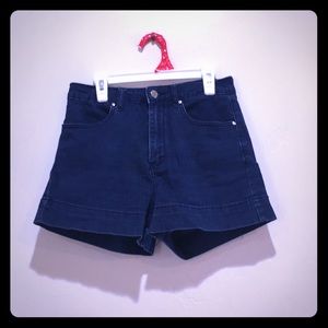 Forever 21 Dark Jean High Waist Short